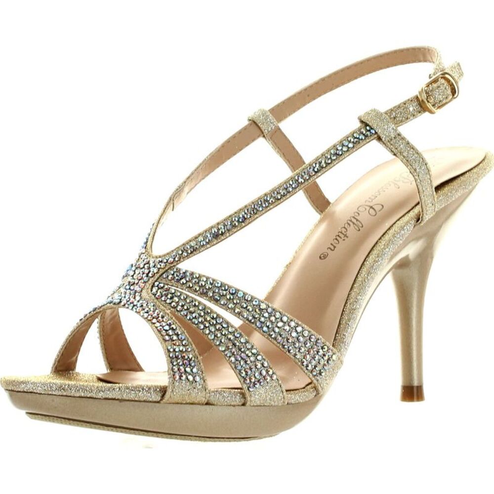 De Blossom Lin-103 Nude Womens pumps-shoes 7 NEW